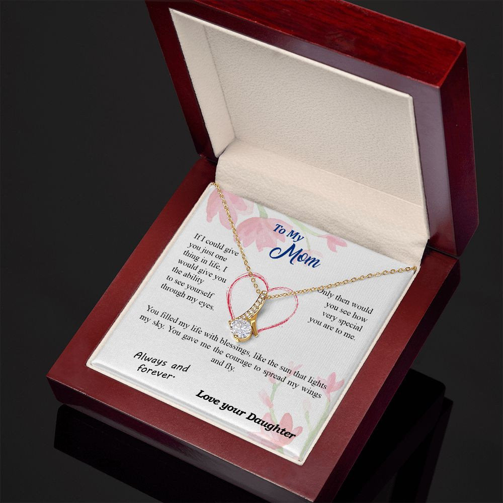 Mothers Day Gift from Daughter - Alluring Beauty Necklace