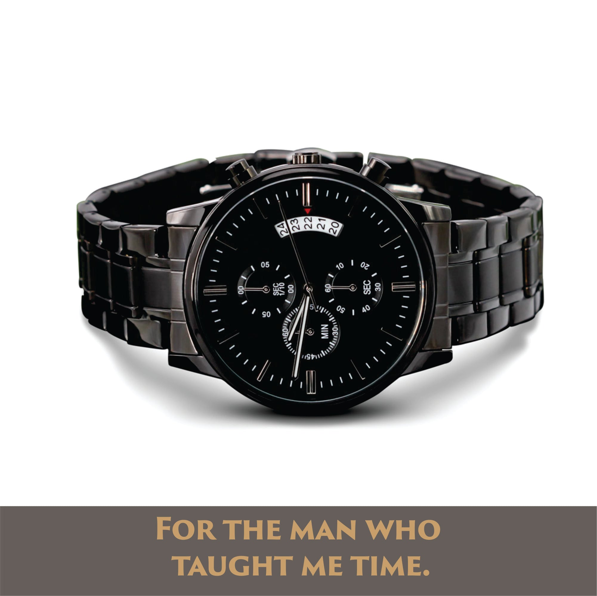 To Dad — Your Words on His Wrist | Engraved Luxury Chronograph Watch